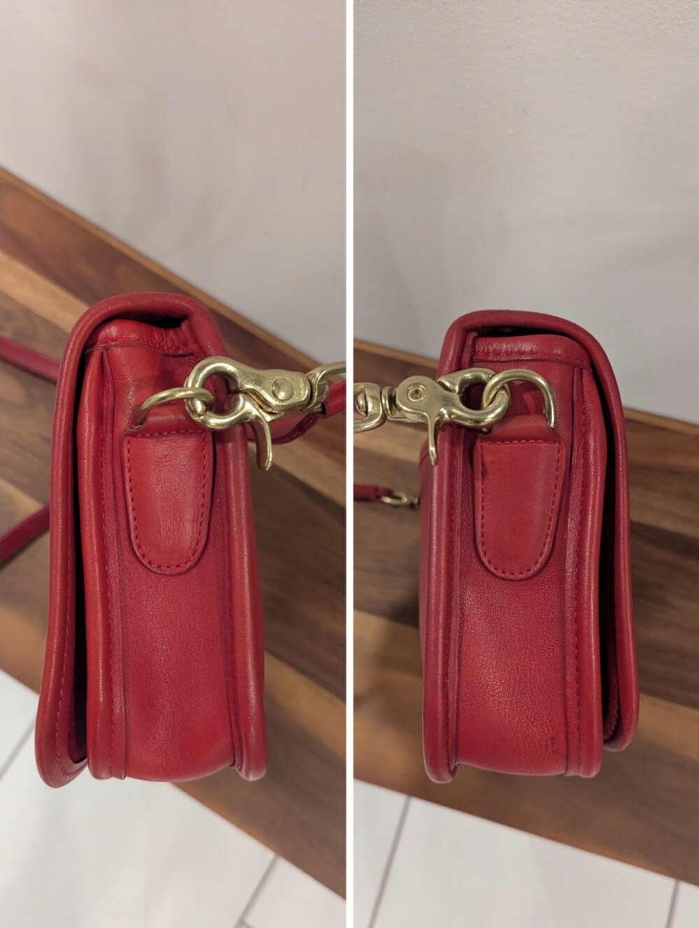 ♥️ Red Vintage Pocket Purse #9755 - Picture 15 of 15